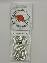 Load image into Gallery viewer, 7/0 SCS Live bait 10 pack
