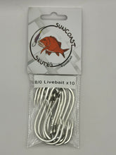 Load image into Gallery viewer, 8/0 SCS Live bait 10 pack
