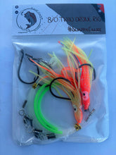 Load image into Gallery viewer, Green King Wrasse 8/0 double drone rig.
