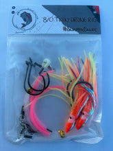 Load image into Gallery viewer, 10 pack Pink King Wrasse 8/0 double drone rig.
