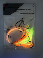 Load image into Gallery viewer, 10 pack Pink King Wrasse 8/0 double drone rig.
