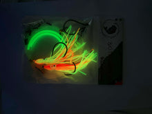 Load image into Gallery viewer, Green King Wrasse 8/0 double drone rig.

